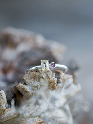 Citrine and Spinel Ring - Gardens of the Sun | Ethical Jewelry