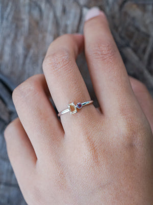 Citrine and Spinel Ring - Gardens of the Sun | Ethical Jewelry