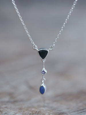 Custom Spinel Ring or Necklace in Sterling Silver