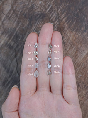 Custom Pear Diamond Ring in Gold