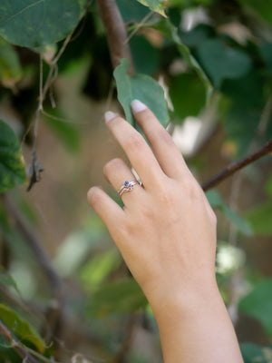 Hexagon Spinel Ring Set - Gardens of the Sun | Ethical Jewelry