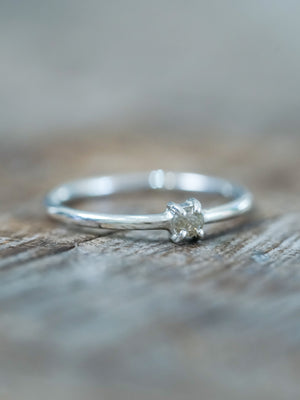 Tiny Diamond Ring - Ethical Jewelry | Gardens of the Sun