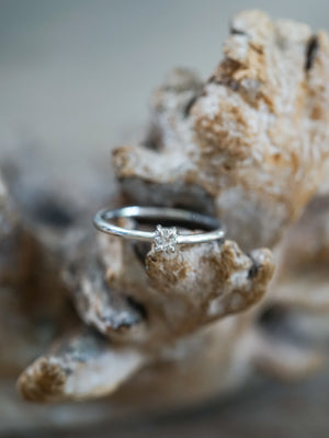 Tiny Diamond Ring - Ethical Jewelry | Gardens of the Sun