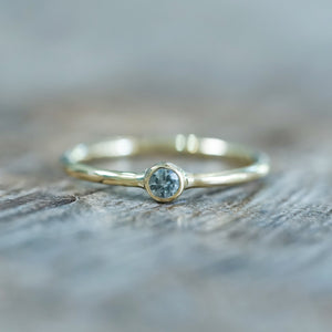 Australian Sapphire Ring in Ethical Gold - Gardens of the Sun | Ethical Jewelry
