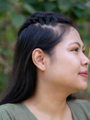 Aquamarine Earrings - Gardens of the Sun | Ethical Jewelry