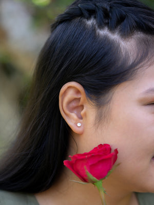 Aquamarine Earrings - Gardens of the Sun | Ethical Jewelry