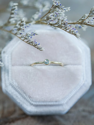 Australian Sapphire Ring in Ethical Gold - Gardens of the Sun | Ethical Jewelry