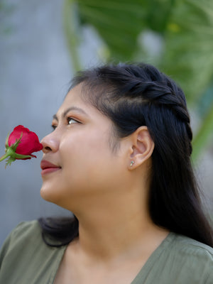 Double Green Tourmaline Earrings - Gardens of the Sun | Ethical Jewelry