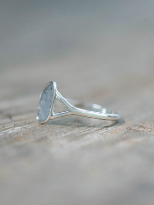 Split Shank Diamond Slice Ring