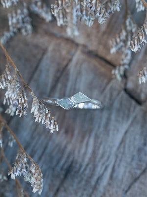 Double Kite Diamond Ring - Gardens of the Sun | Ethical Jewelry