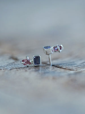 Double Spinel Earrings - Gardens of the Sun | Ethical Jewelry