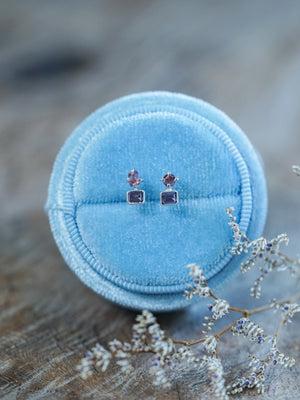 Double Spinel Earrings - Gardens of the Sun | Ethical Jewelry