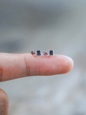 Double Spinel Earrings - Gardens of the Sun | Ethical Jewelry