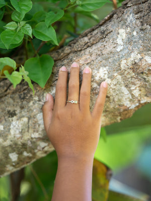 Double Tourmaline Ring - Gardens of the Sun | Ethical Jewelry