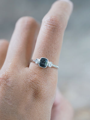 Spinel and White Zircon Ring - Gardens of the Sun | Ethical Jewelry