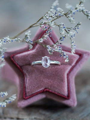 Pale Pink Sapphire Ring - Gardens of the Sun | Ethical Jewelry