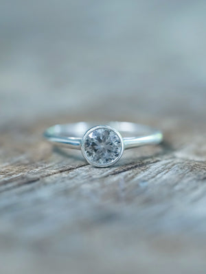 Round Zircon Ring - Gardens of the Sun | Ethical Jewelry