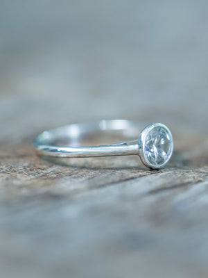 Round Zircon Ring - Gardens of the Sun | Ethical Jewelry