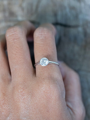 Round Zircon Ring - Gardens of the Sun | Ethical Jewelry
