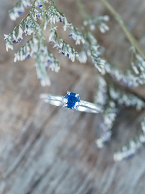 Blue Sapphire Ring - Gardens of the Sun | Ethical Jewelry
