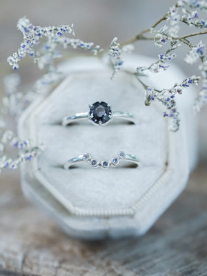 Purple Spinel Ring Set - Gardens of the Sun | Ethical Jewelry