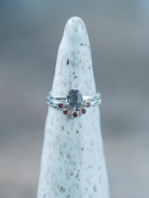 Colorful Spinel Ring Set - Gardens of the Sun | Ethical Jewlry