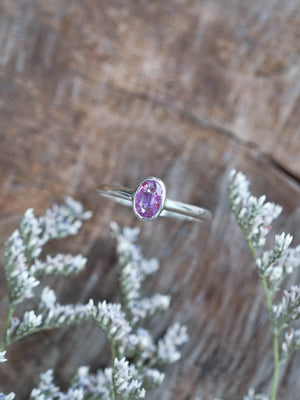 Embrace Pink Sapphire Ring