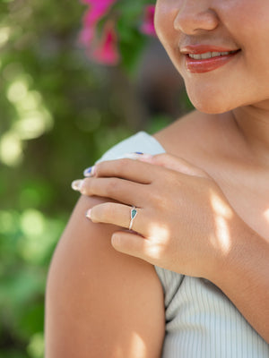 Emerald Leaf Ring - Gardens of the Sun | Ethical Jewelry