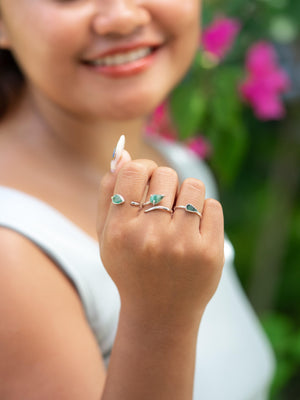 Emerald Leaf Ring - Gardens of the Sun | Ethical Jewelry