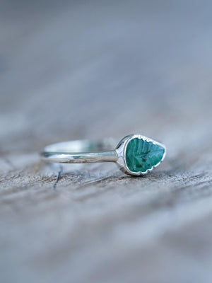 Emerald Leaf Ring - Gardens of the Sun | Ethical Jewelry