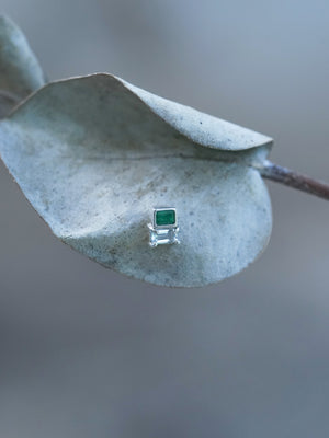 Emerald and Aquamarine Earrings - Gardens of the Sun | Ethical Jewelry