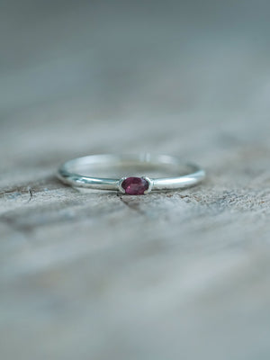 Ethical Oval Ruby Ring