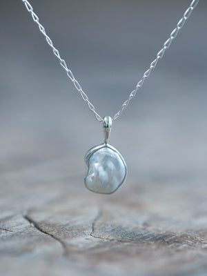 Freshwater Pearl Necklace Sterling Silver