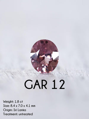 Custom Garnet Ring in Gold - Gardens of the Sun | Ethical Jewelry