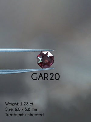 Custom Garnet Ring in Gold