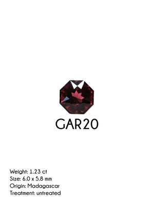 Custom Garnet Ring in Gold