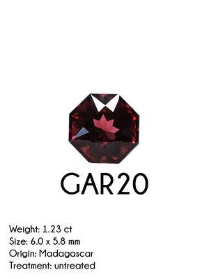 Custom Garnet Ring in Gold - Gardens of the Sun | Ethical Jewelry