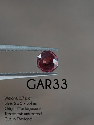 Custom Garnet Ring in Gold - Gardens of the Sun | Ethical Jewelry