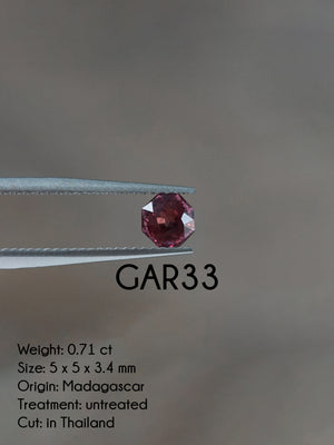 Custom Garnet Ring in Gold