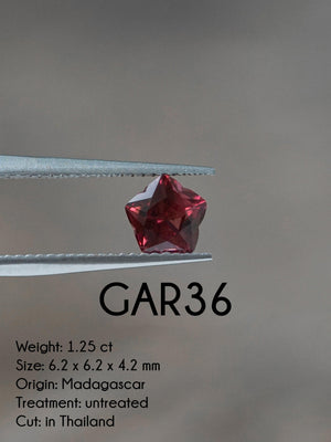 Custom Garnet Ring in Gold - Gardens of the Sun | Ethical Jewelry