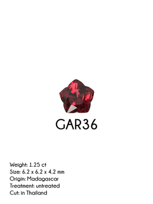 Custom Garnet Ring in Gold