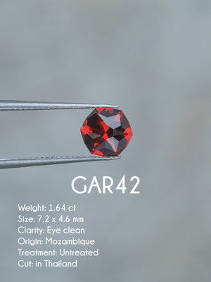 Custom Garnet Ring in Gold