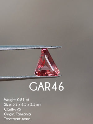 Custom Garnet Ring in Gold