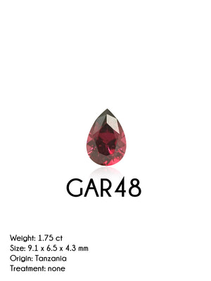 Custom Garnet Ring in Gold