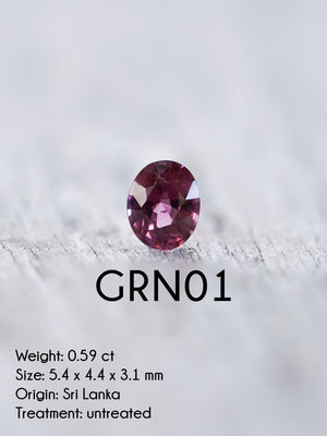 Custom Garnet Ring or Necklace in Sterling Silver