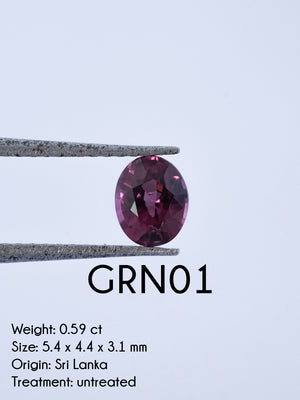 Custom Garnet Ring or Necklace in Sterling Silver