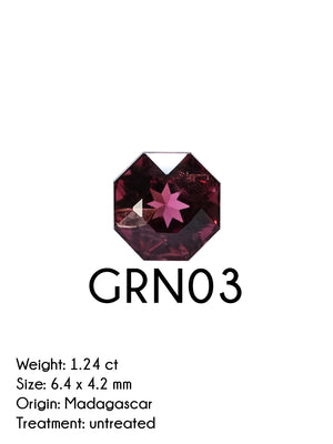 Custom Garnet Ring or Necklace in Sterling Silver