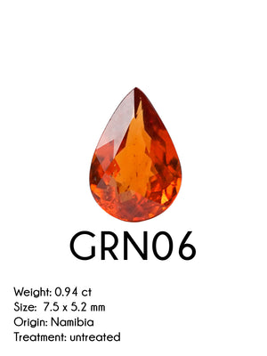 Custom Garnet Ring or Necklace in Sterling Silver