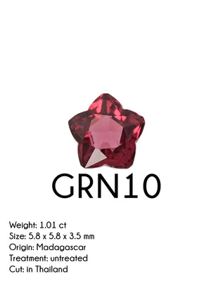 Custom Garnet Ring or Necklace in Sterling Silver