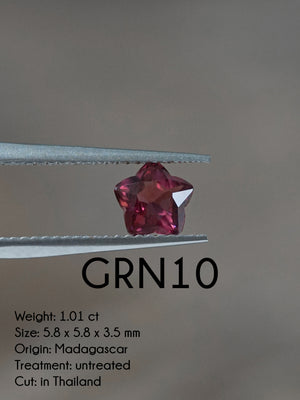 Custom Garnet Ring or Necklace in Sterling Silver